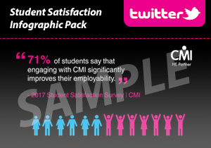 Thumbnail of the Twitter Student Satisfaction Infographic Pack